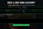 Fire Kirin Account Login